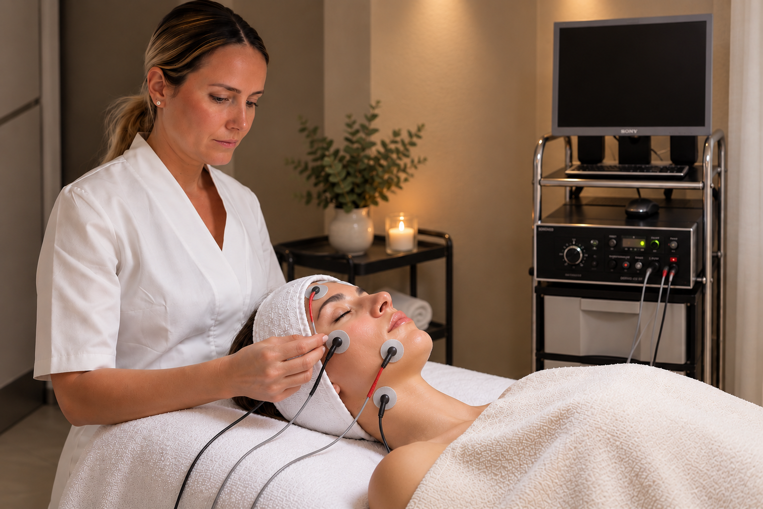 Tratamiento Facial con Electroestimulación Tratamiento Facial con Electroestimulación