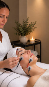 Tratamiento Facial con Electroestimulación